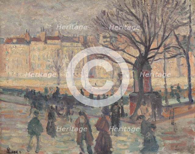Parisian landscape. Banks of the Seine. Creator: Maximilien Luce.