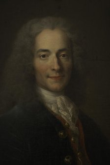 Portrait of Voltaire (1694-1778) in 1718, between 1718 and 1724. Creator: Nicolas de Largilliere.