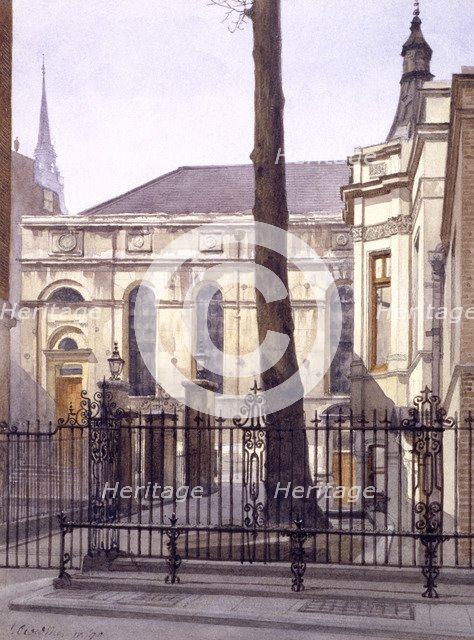 Stationers' Hall, London, 1890. Artist: John Crowther