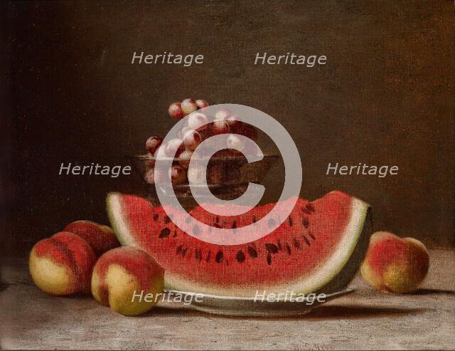 Still Life with Watermelon, date unknown, c1850-1910. Creator: Barton Stone Hays.
