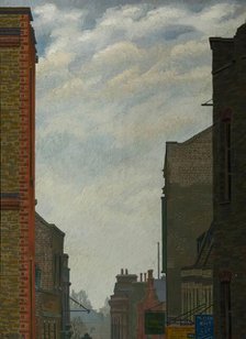 Flask Walk, Skyline, 1934. Creator: Charles Ginner.