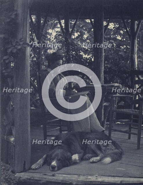 Mabel Osgood Wright, c1900. Creator: James Osborne Wright.