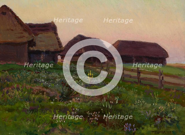 Landscape, 1910. Creator: Teodor Ziomek.