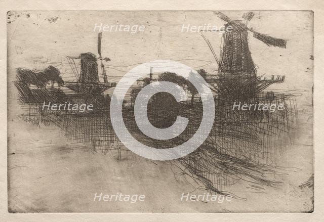 Evening, Dordrecht, 1881-1883. Creator: John Henry Twachtman (American, 1853-1902).