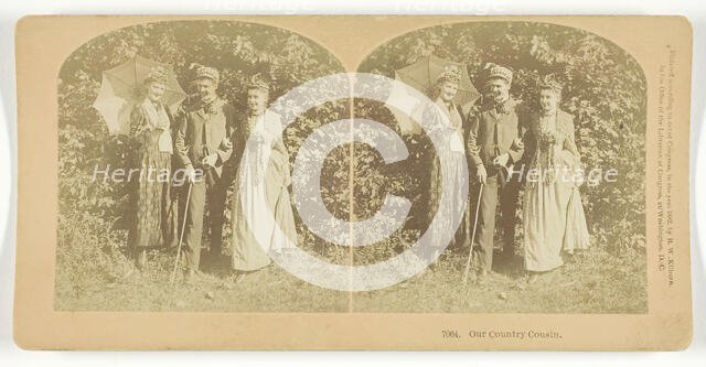 Our Country Cousin, 1882. Creator: BW Kilburn.