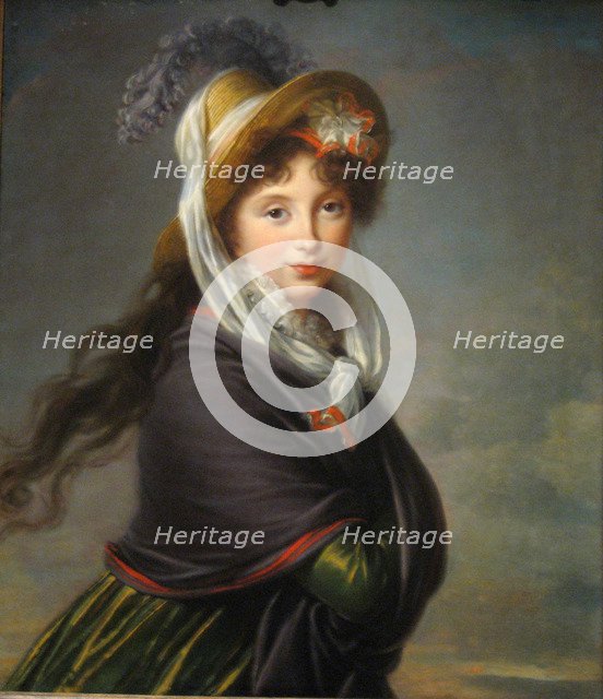 Portrait of Princess Irina Ivanovna Vorontsova, née Izmaylova (1768-1848), ca 1797. Artist: Vigée-Lebrun, Marie Louise Elisabeth (1755-1842)