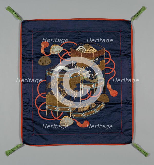 Fukusa (Gift Cover), Japan, late Edo period (1789-1868)/ Meiji period (1868-1912), 19th century. Creator: Unknown.