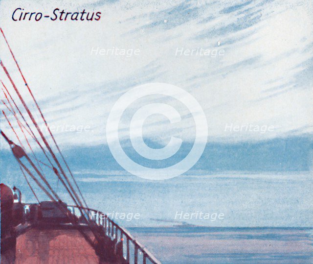 'Cirro-Stratus - A Dozen of the Principal Cloud Forms In The Sky', 1935. Artist: Unknown.