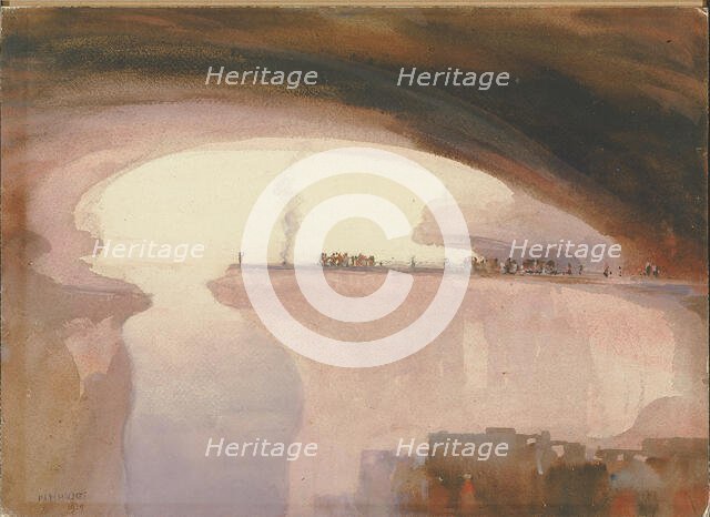 A Cliff Dweller's Ceremony, Colorado, 1924. Creator: William Henry Holmes.