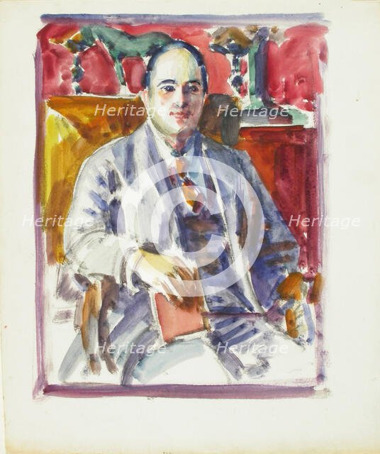 Sketch for a Portrait, c1910s. Creator: Verner Thome.