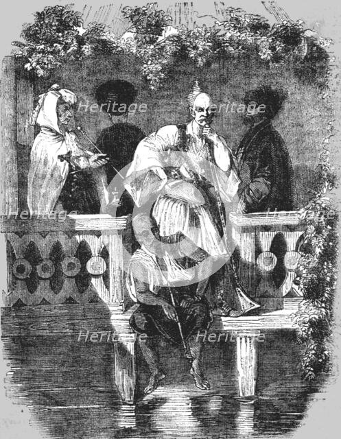 'Coffee-House on the Bosphorus', 1854. Creator: Unknown.