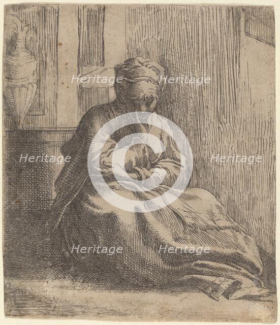 Saint Thaïs. Creator: Parmigianino.