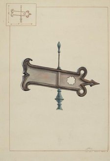 Weather Vane, c. 1938. Creator: Ernest A Towers Jr.