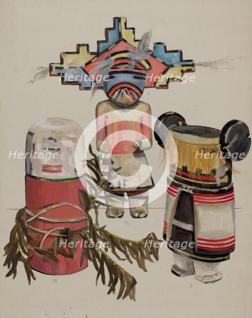 Kachina Doll, 1935/1942. Creator: Jane Iverson.