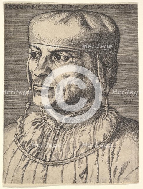 Leonhart von Eck, 1527. Creator: Barthel Beham.