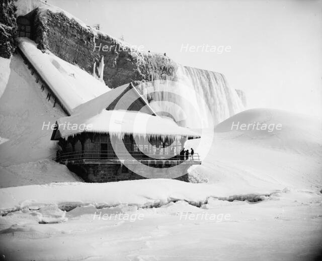 Station at foot of incline, American Falls, NiagaraFalls, between 1880 and 1901. Creator: Unknown.