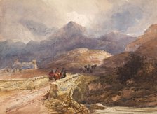 On the Road to Snowdon, 1832-38. Creator: David Cox the Elder.