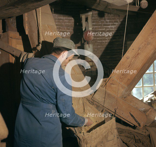 Miller in 'Mulen van Piet' windmill, 18th century. Artist: Unknown