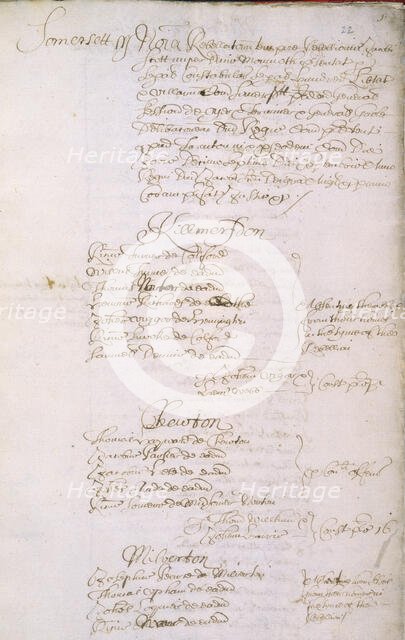 The 'Monmouth Roll', 1685. Creator: Unknown.