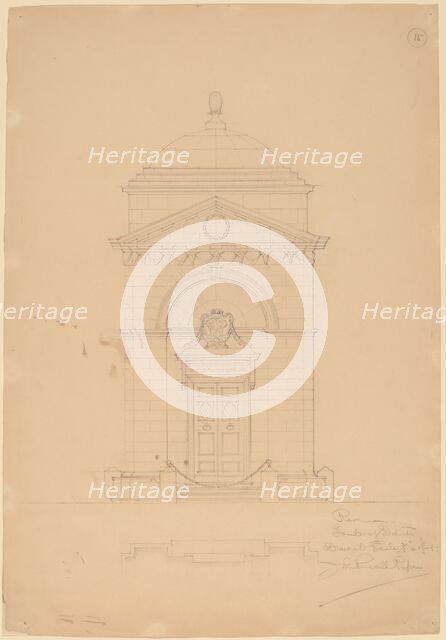 Tomb of Dante, Ravenna, c. 1898. Creator: John Russell Pope.