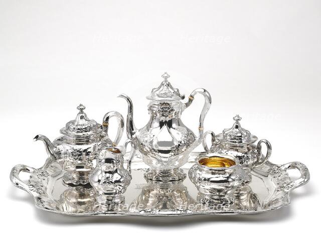 Tray with Handles (part of a set), 1900. Creator: Gorham Manufacturing Company.