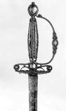 Smallsword, British, probably London, ca. 1780-85. Creator: John Bland.