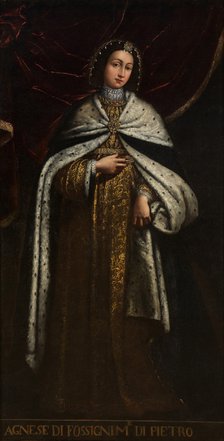 Agnes of Faucigny, wife of Peter II, Count of Savoy. Artist: Anonymous 