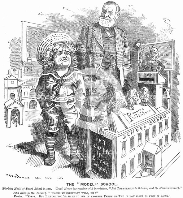 'The Model School', 1882. Artist: Unknown