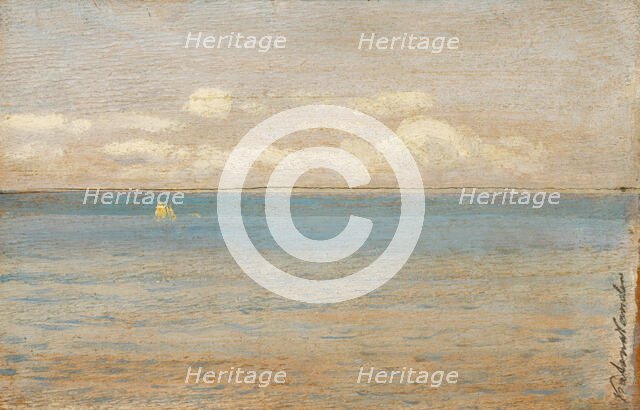 The sea, after 1900. Creator: Ferdinand Katona.