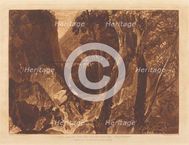 Mill near the Grand Chartreuse, published 1816. Creator: JMW Turner.