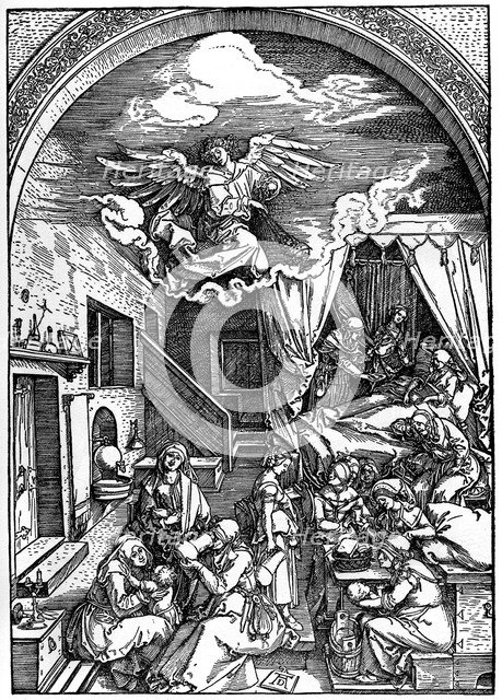 'Birth of the Virgin', 1502-1505, (1936). Artist: Albrecht Dürer