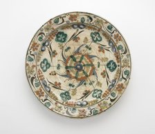 Plate with low foot, Safavid period, early 17th century. Creator: Unknown.