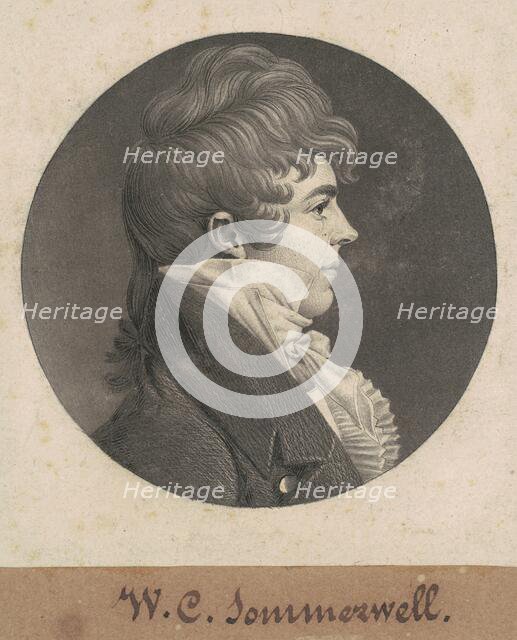 William Clarke Sommerville, 1808. Creator: Charles Balthazar Julien Févret de Saint-Mémin.