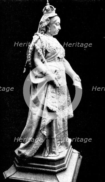 New statue of the Queen at Brighton, 1898. Creator: Unknown.