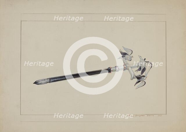 Glass Pen, 1935/1942. Creator: Amos C. Brinton.