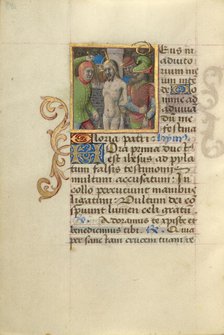 Flagellation; Poncher Hours, about 1500. Creator: Master of Cardinal Bourbon.