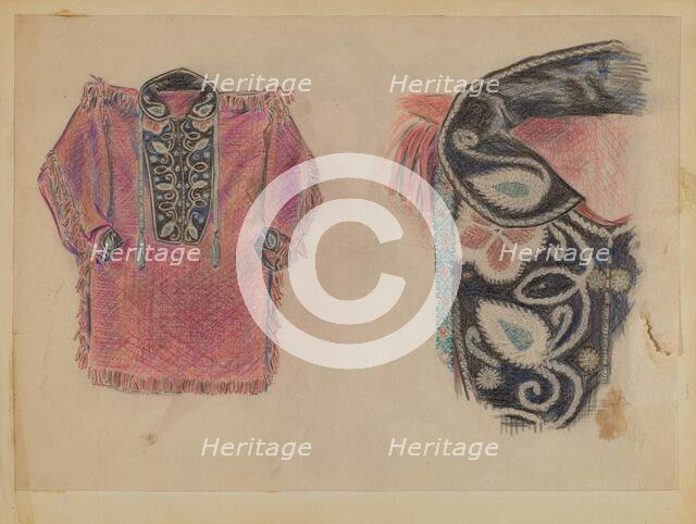 Beadwork Coat, 1935/1942. Creator: Melita Hofmann.