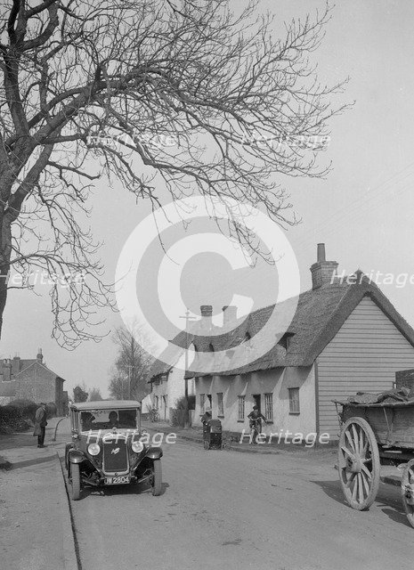 Austin 16/6 Burnham, High Roding, South of Great Dunmow, Essex, 1930s. Artist: Bill Brunell.