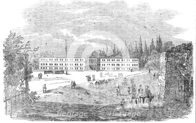 Barracks of Cassim Pacha, in Constantinople, 1854. Creator: Unknown.