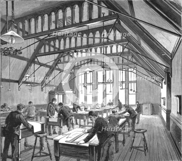 ''The Walker Engineering Laboratories at Liverpool; The Drawing Hall', 1890. Creator: Unknown.