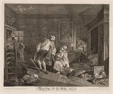 Marriage à la Mode: The Death of the Earl, 1745. Creator: William Hogarth (British, 1697-1764).