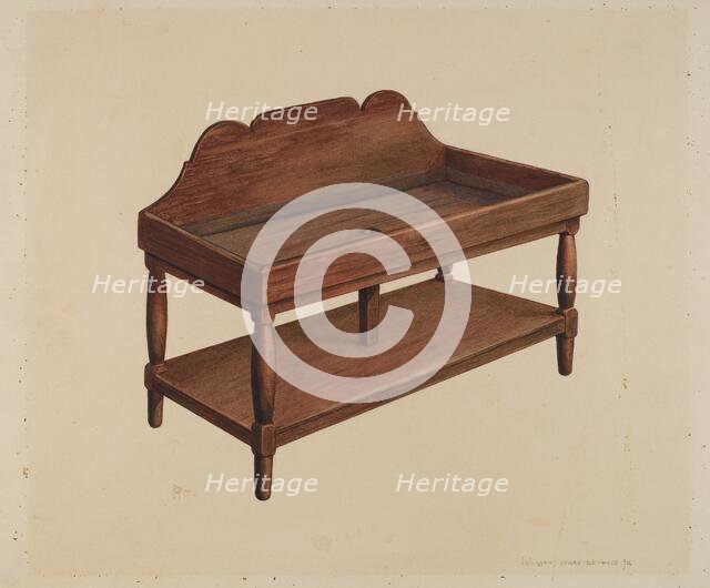 Dutch Sink, c. 1939. Creator: Ernest A Towers Jr.