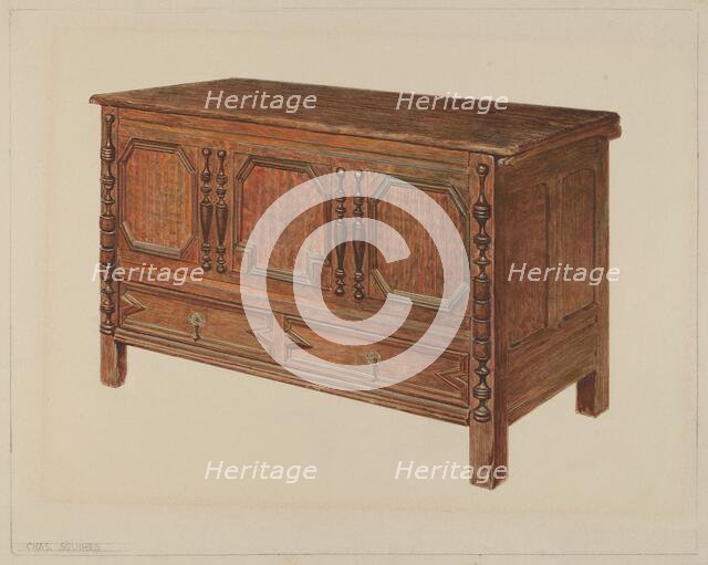 Chest, c. 1937. Creator: Charles Squires.