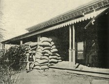 'The Siege of Kimberley: Typical Splinter-Proof Shelter of Sand-Bags and Iron Plates', 1900. Creator: Hancox.