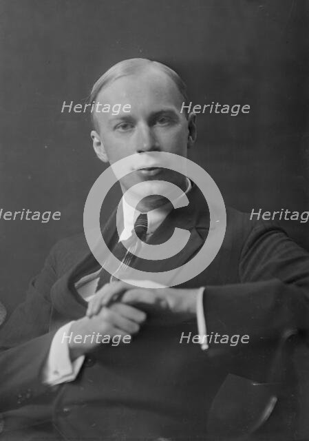 Prokofieff, portrait photograph, 1918 Sept. 27. Creator: Arnold Genthe.