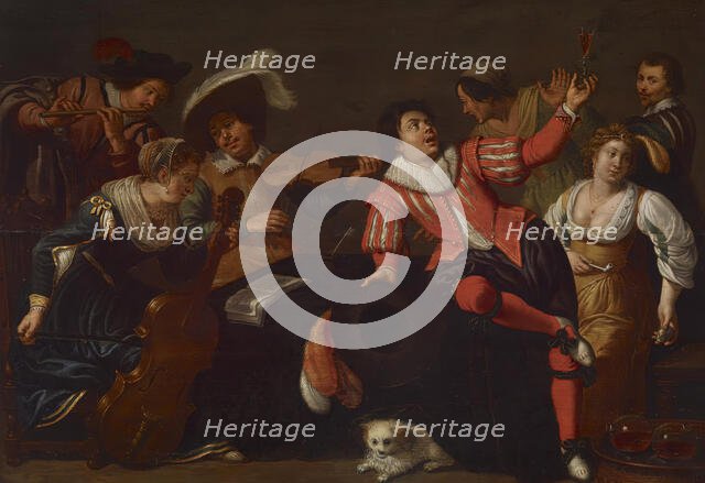 Merry Company, c1630. Creator: Jan van Bijlert.