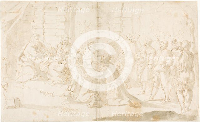 The Adoration of the Magi, n.d. Creator: Giulio Benso.