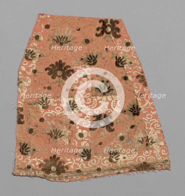 Fragment (Dress Fabric), Italy, 16th/17th century. Creator: Unknown.