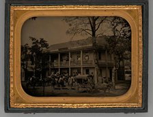 Untitled (John C. Fremont's Oso Hotel, Near Mariposa, CA), 1856. Creator: Unknown.