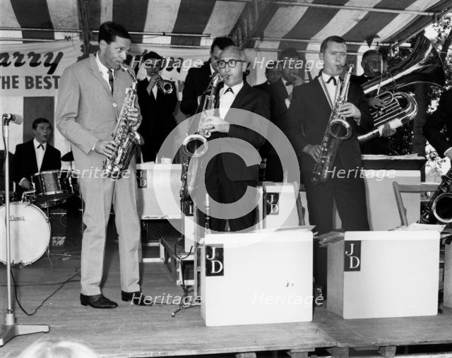 John Dankworth, Vic Ash and Art Ellefson, West Wickham, Kent, 1964. Creator: Brian Foskett.